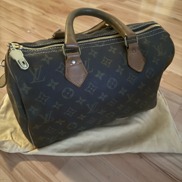 Louis Vuitton Brown Monogram Speedy Bag 30 VINTAGE - Picture 2 of 14